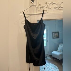 Elegant Black Slip Dress